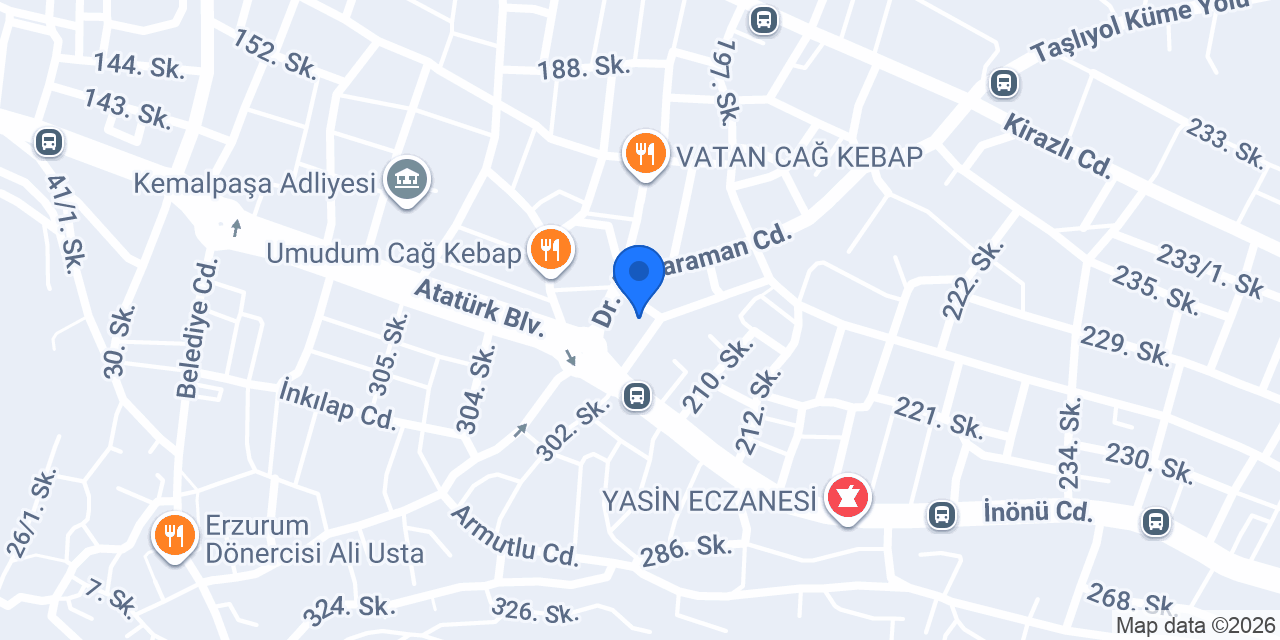 Kemalpasaboyaci konumu