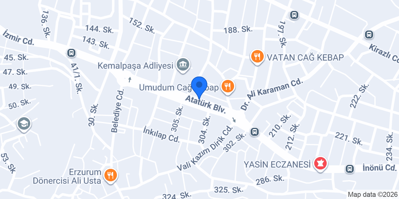 Digitürk Kemalpaşa Bayii konumu