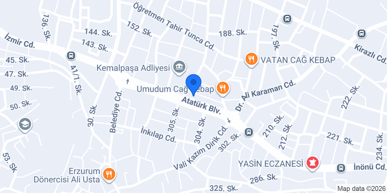 DÜNYAM DÖNER konumu