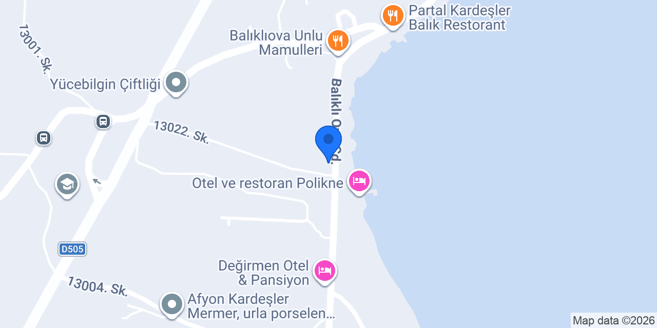 Sırma Balıkçılık (Balık ekmek vb) konumu
