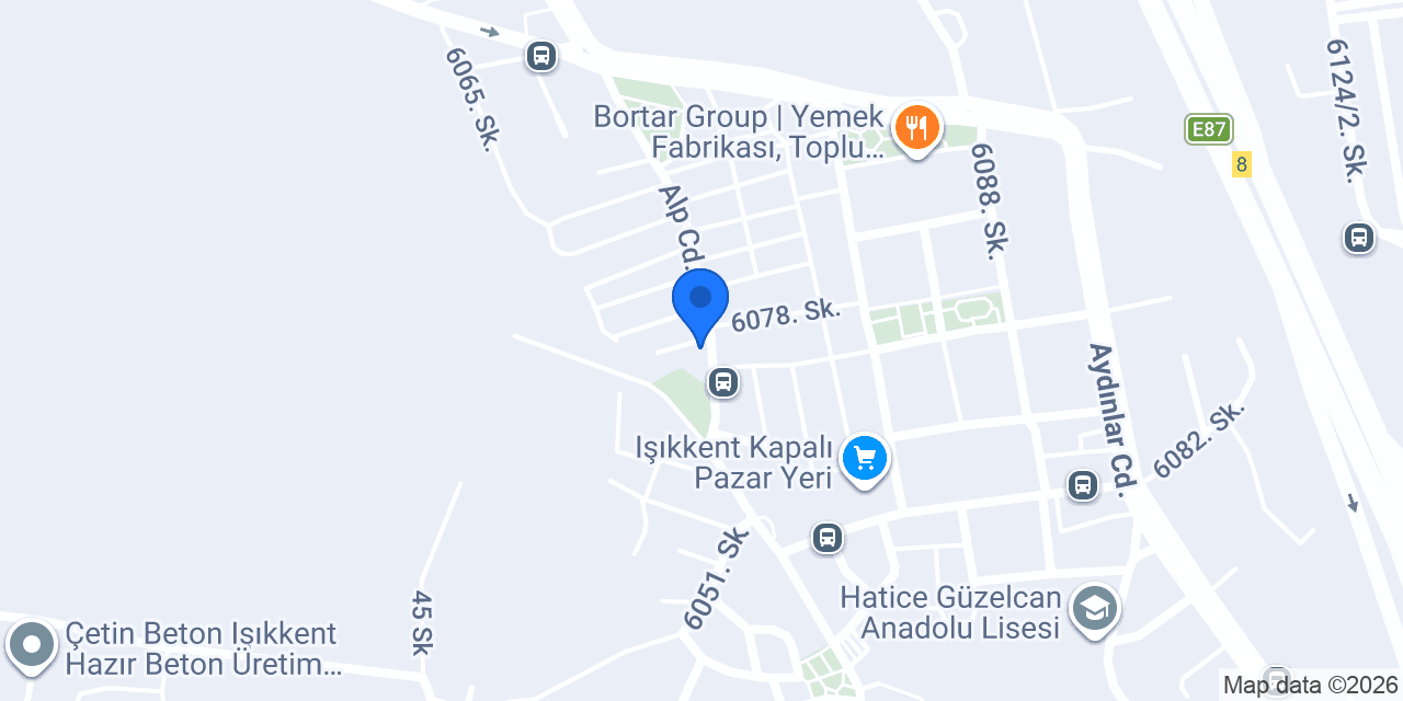 Egemen Ekmek Unlu Mamulleri konumu