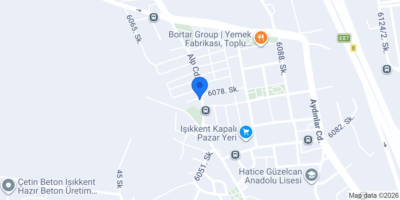 Şenkanat Gıda Ltd. Şti konumu
