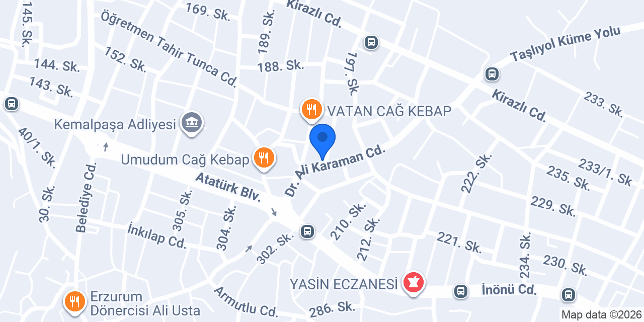 Ege Küp Yapı konumu
