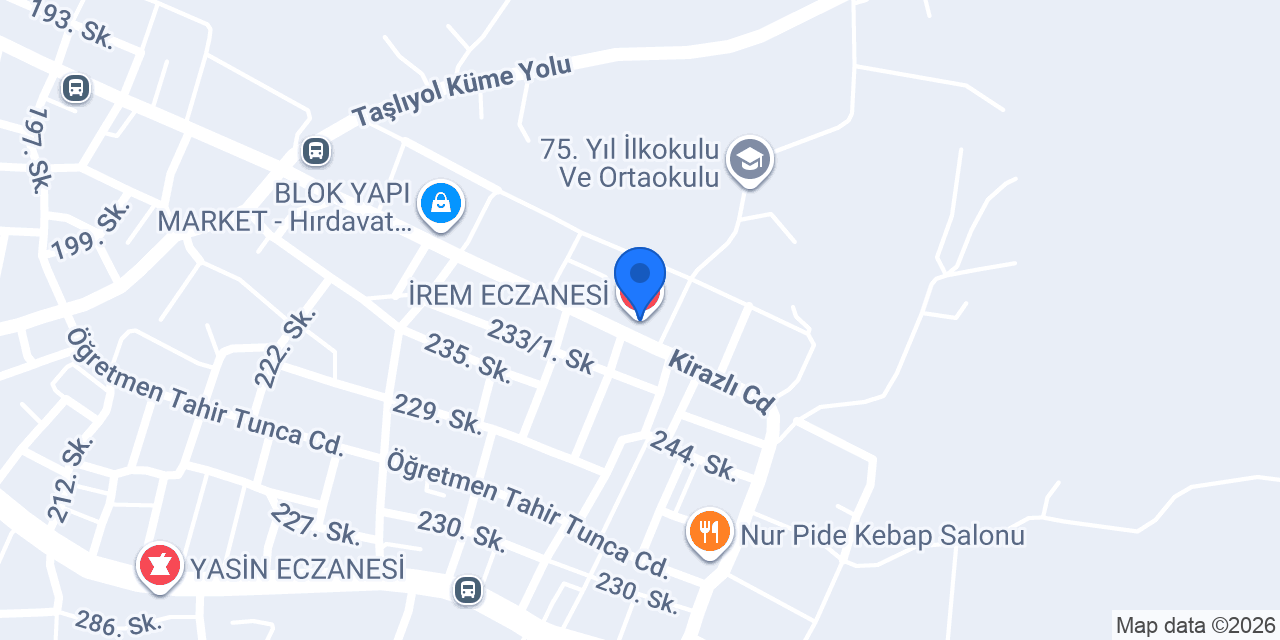 İREM ECZANESİ konumu