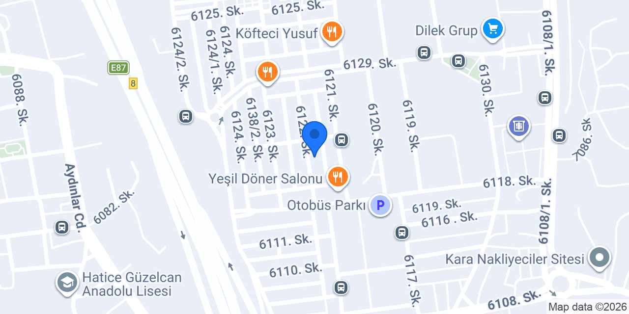 Akbank Işıkkent Şubesi konumu