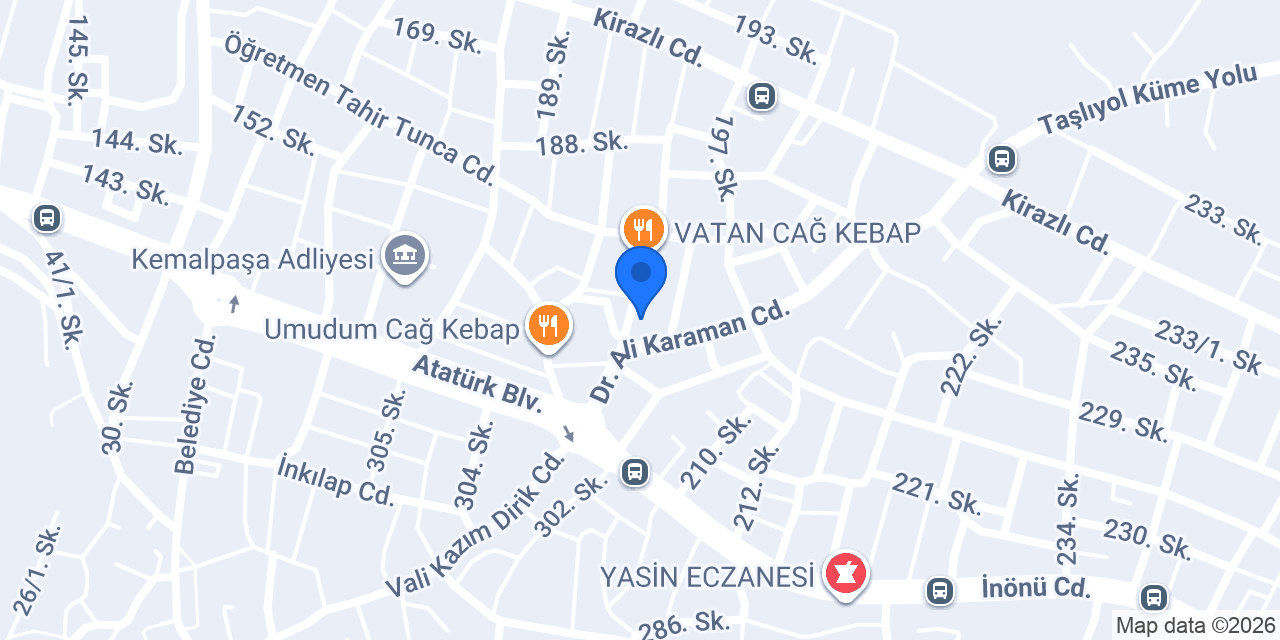 Açelya Bayan Kuaförü konumu