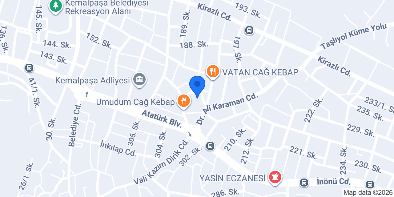 Damak Pide Kebap Salonu konumu