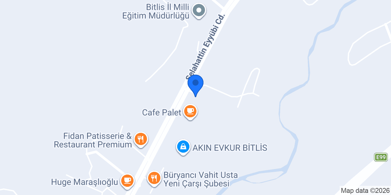 Süvari BİTLİS konumu