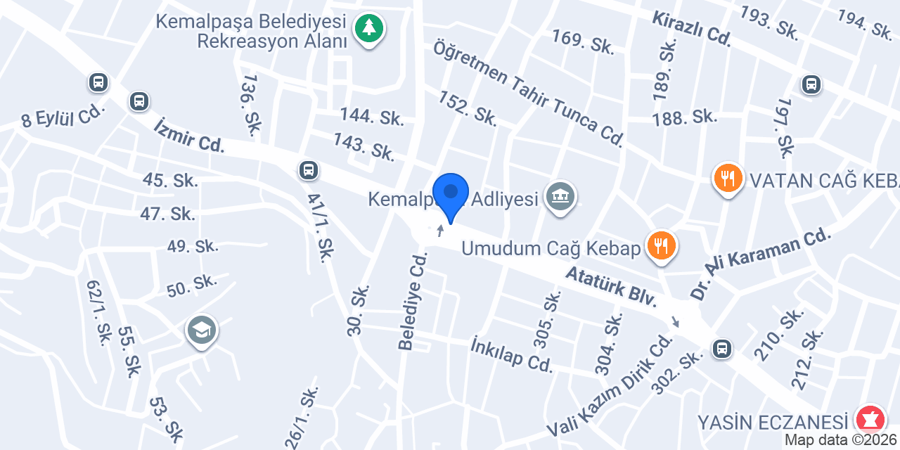 Onur Çiçekçilik konumu