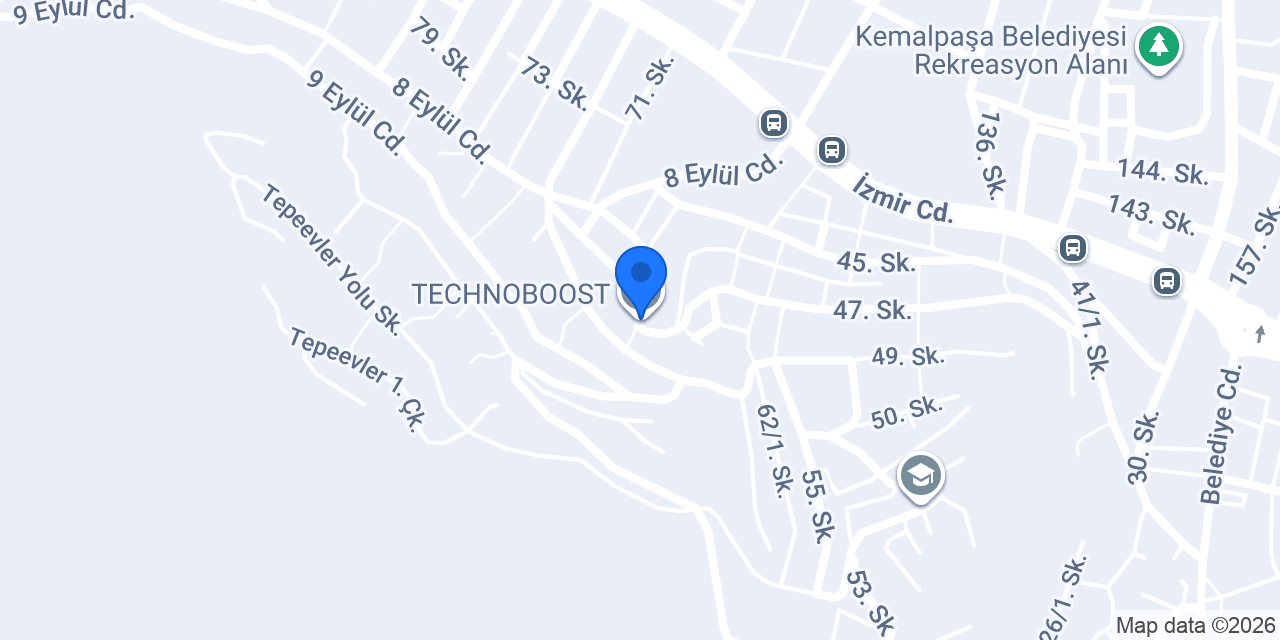 TECHNOBOOST konumu