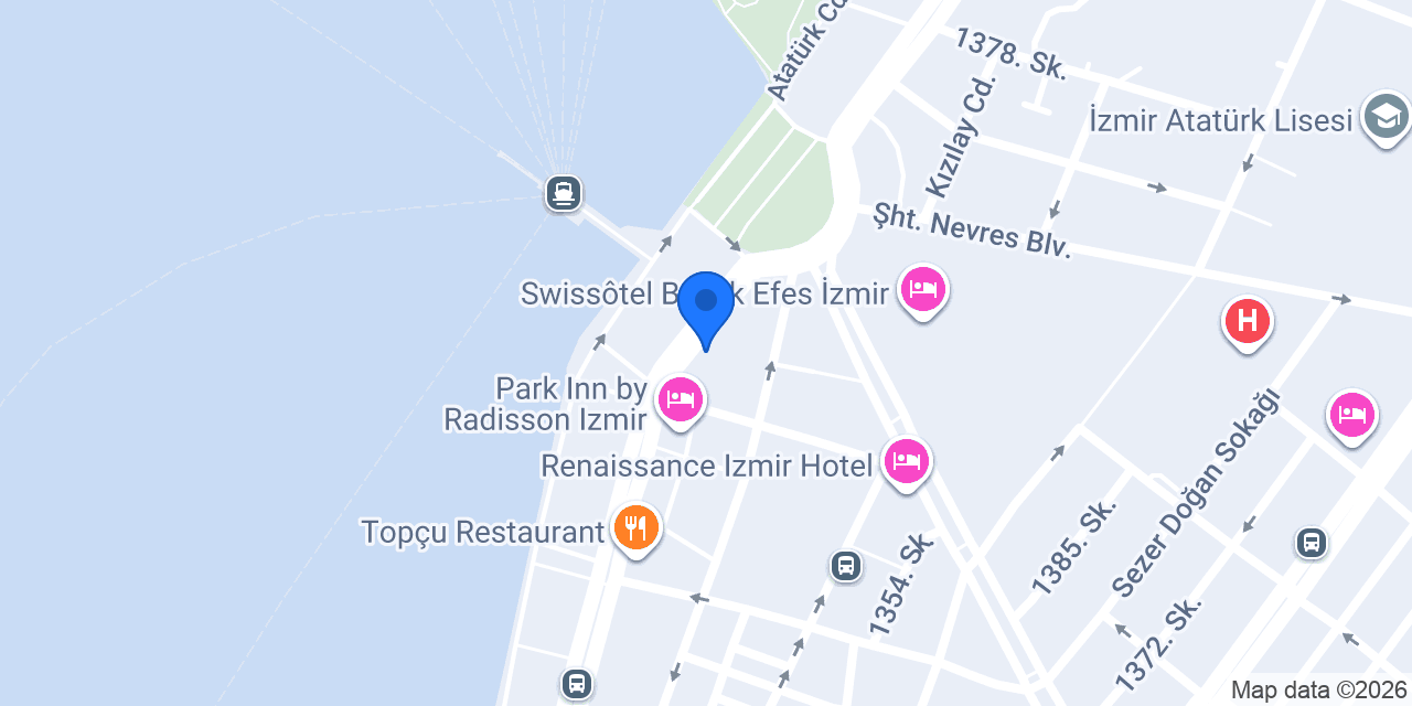 En Hotel İzmir konumu