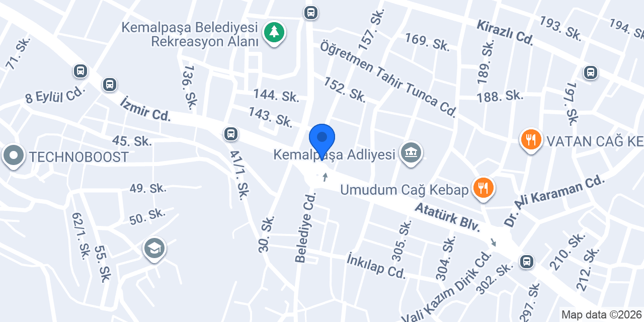 Kemalpaşa Eczanesi konumu