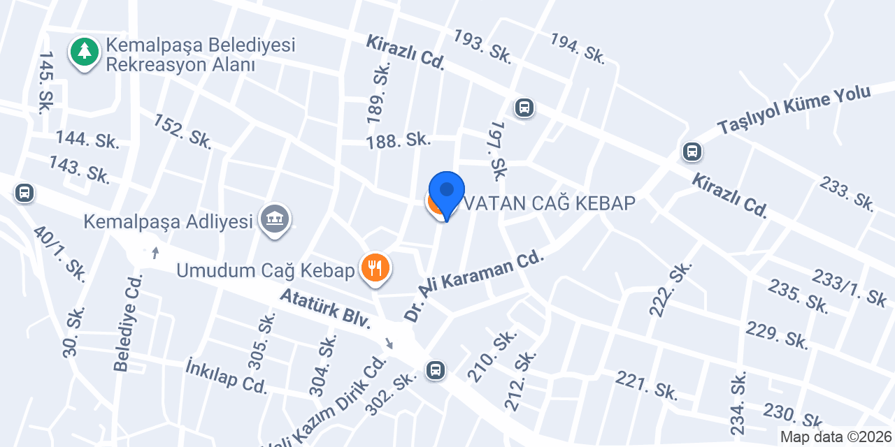 VATAN CAĞ KEBAP konumu
