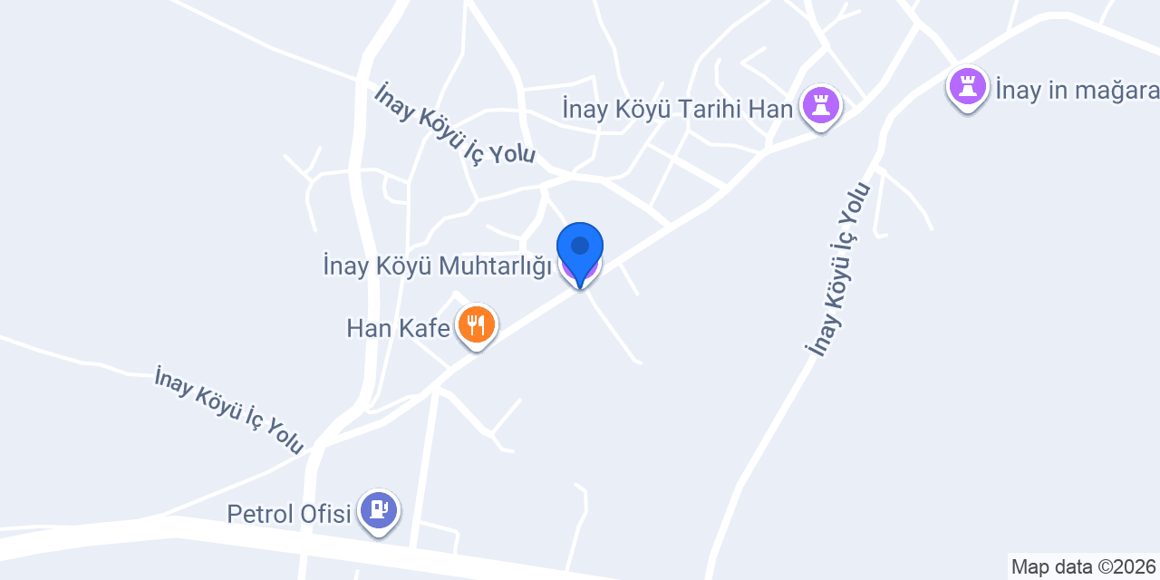 İnay Köyü Muhtarlığı konumu