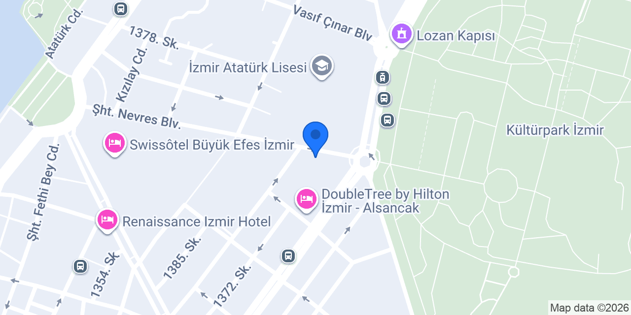 QNB Alsancak Şubesi konumu