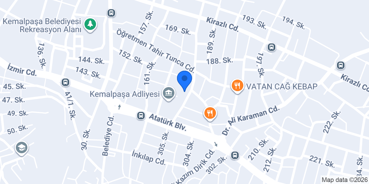Merkez Atatürk Ortaokulu konumu
