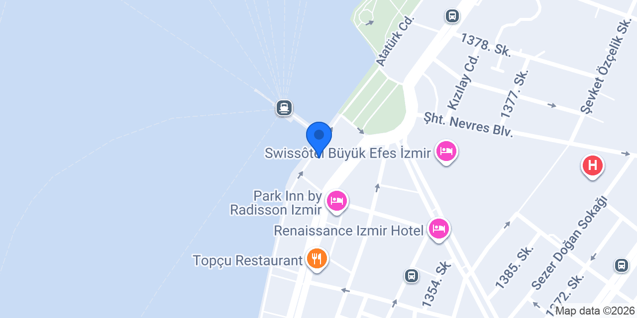 Şah Turizm Ofisi Konak Şubesi konumu