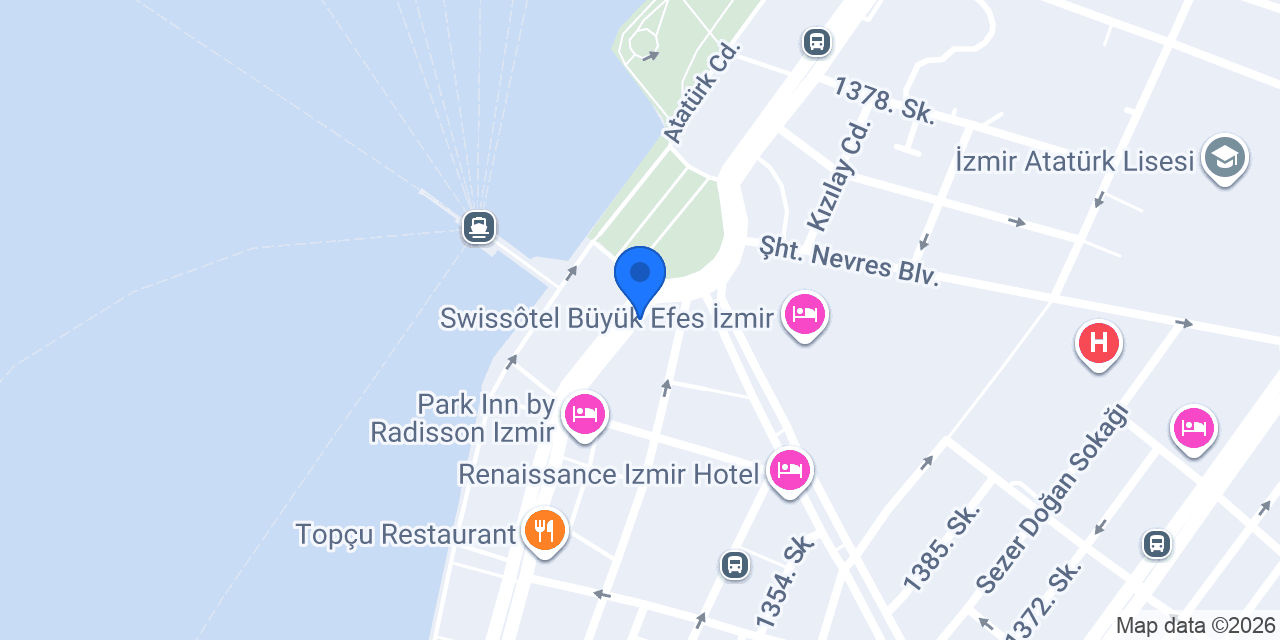 Mövenpick Hotel Izmir konumu