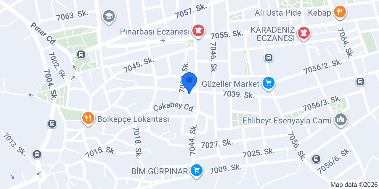 Tekinoğulları Mobilya konumu