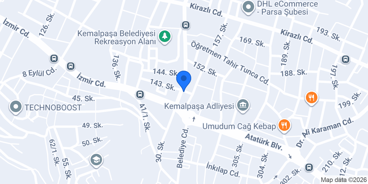 Dt. Günseli Çomut Diş Kliniği konumu
