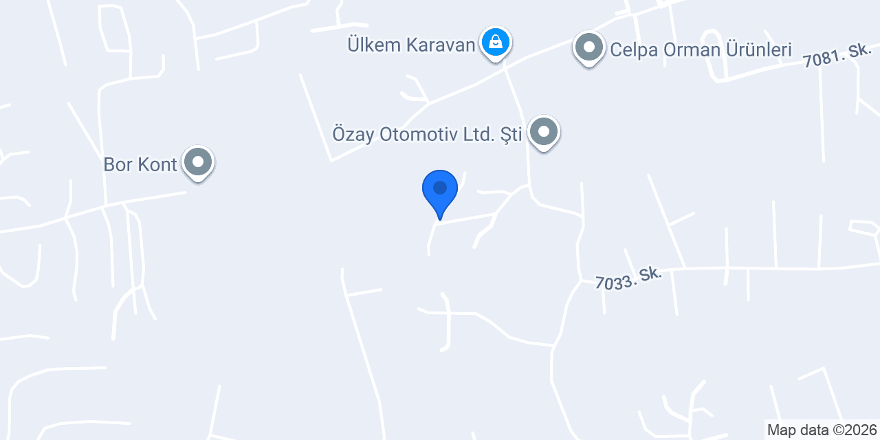 Ergül Kargo İzmir Şubesi konumu