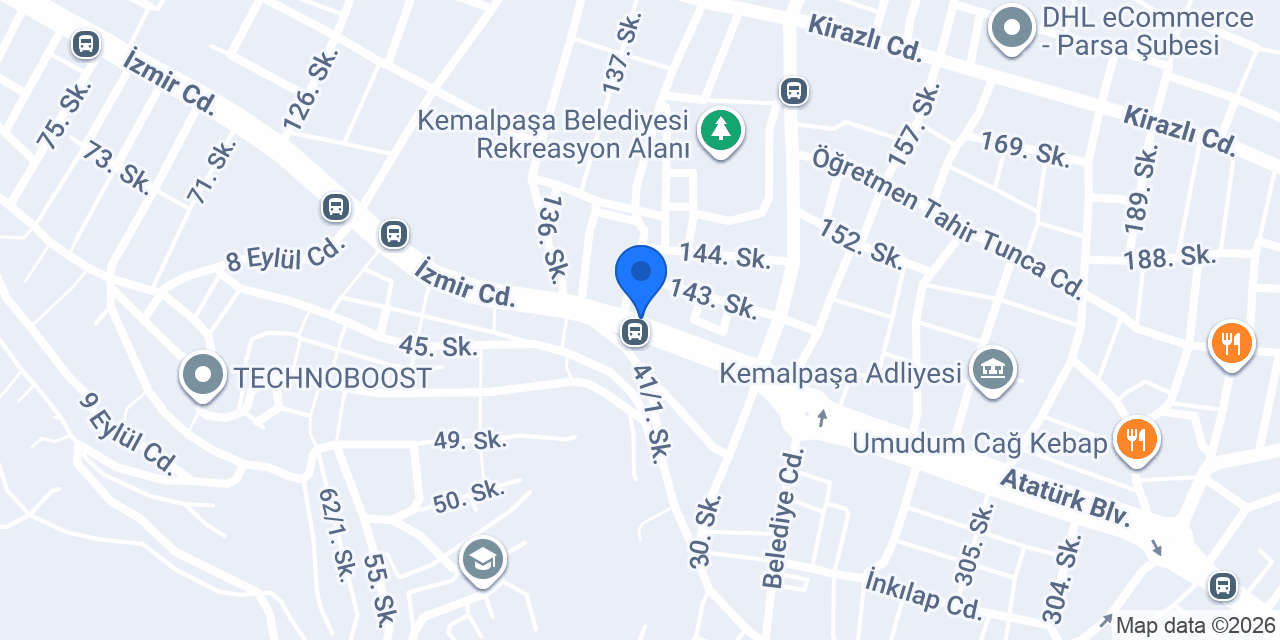 Baba Döner konumu