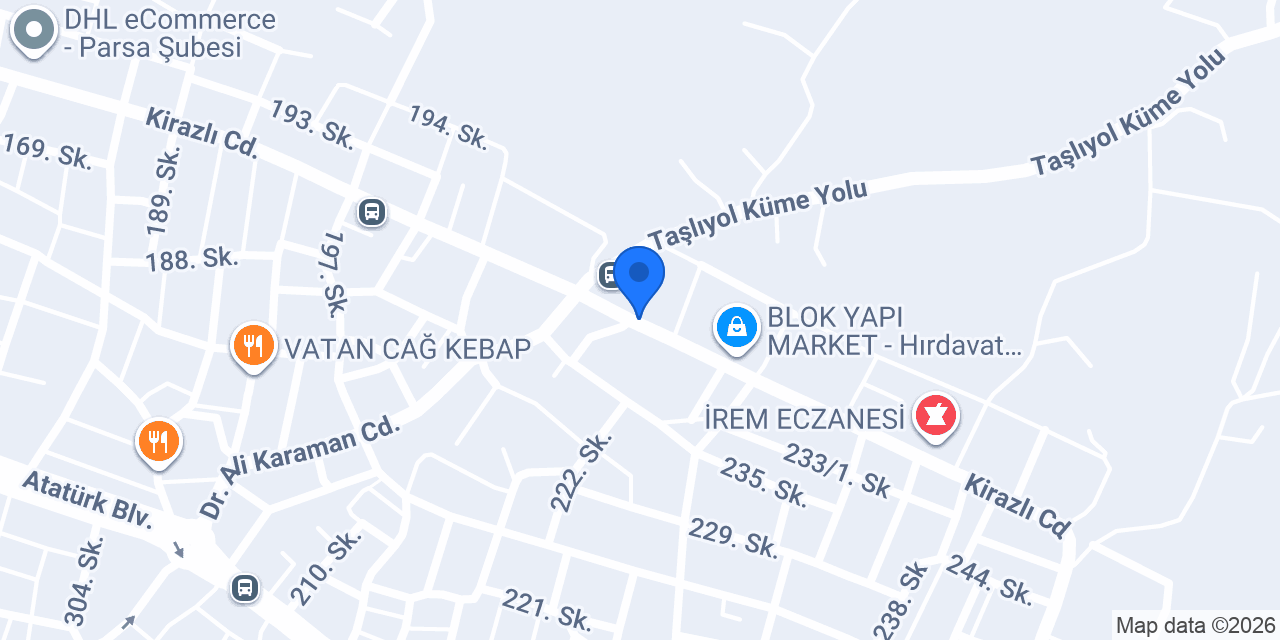 Aydın Ambalaj konumu