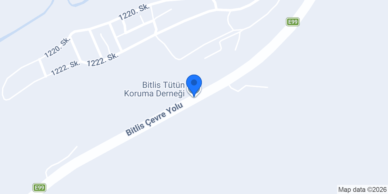Bitlis Tütün Koruma Derneği konumu