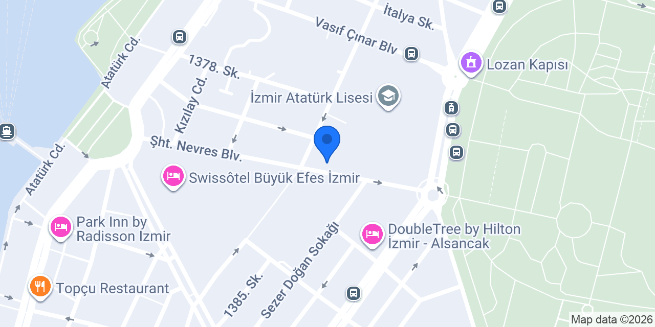 Alternatif Bank İzmir Şubesi konumu