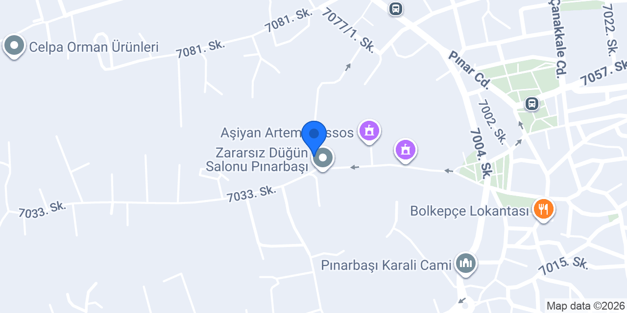 Özyalçın Düğün Salonu konumu