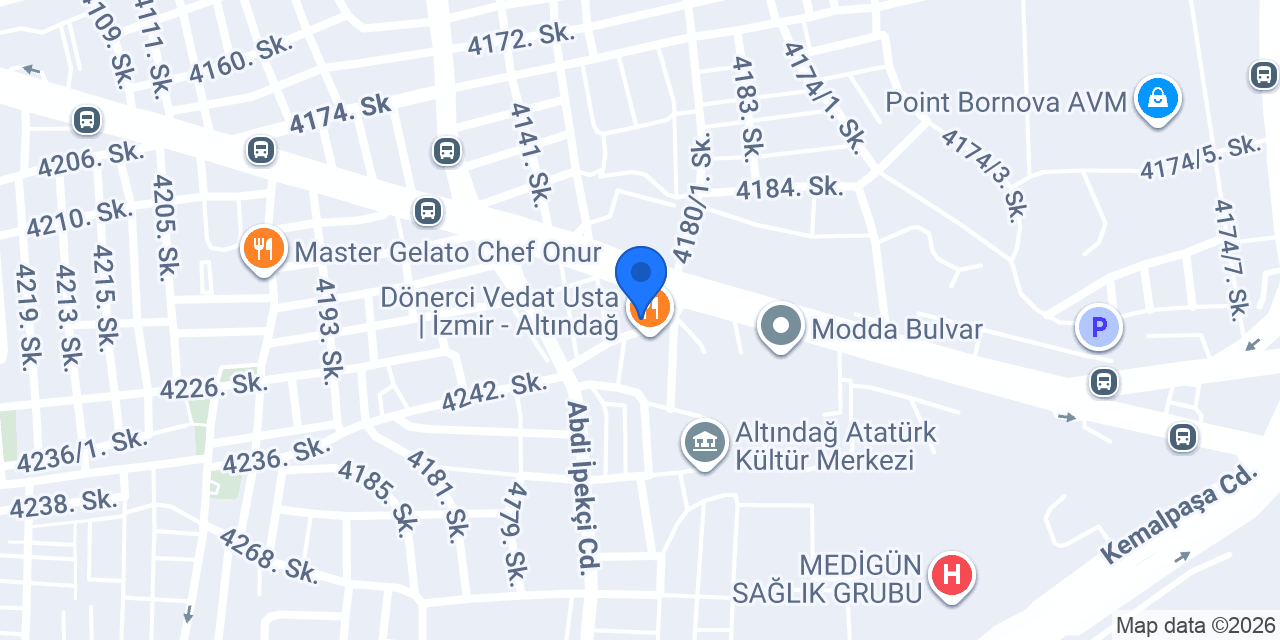 İzmir Neon Reklam konumu