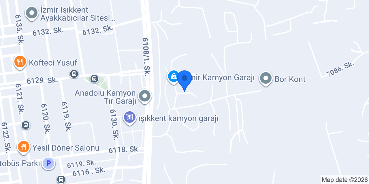 İzmir Çadır Branda konumu