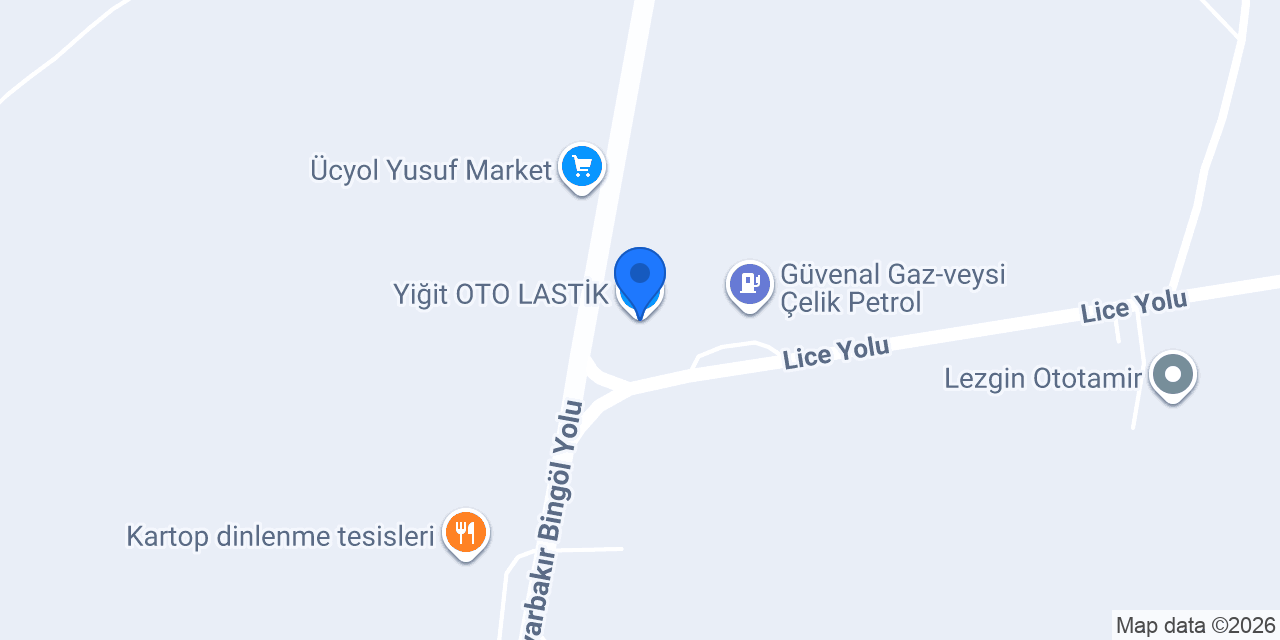 Yiğit OTO LASTİK konumu