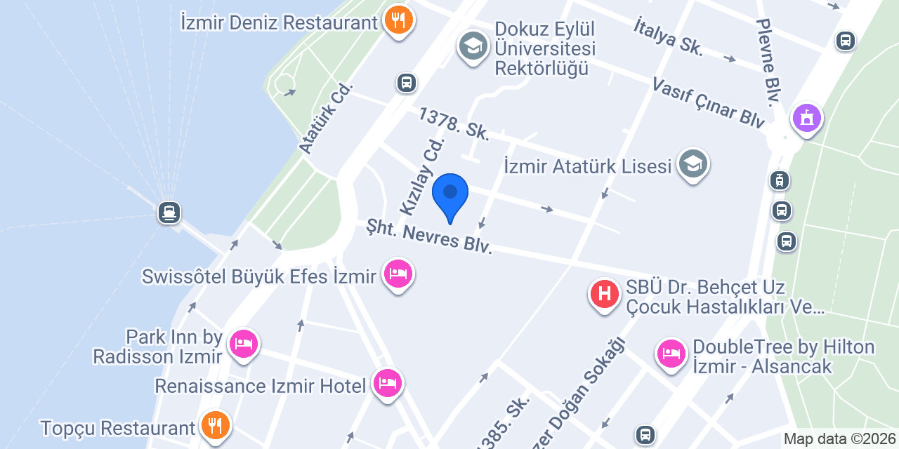 Vanucci Alsancak İzmir konumu