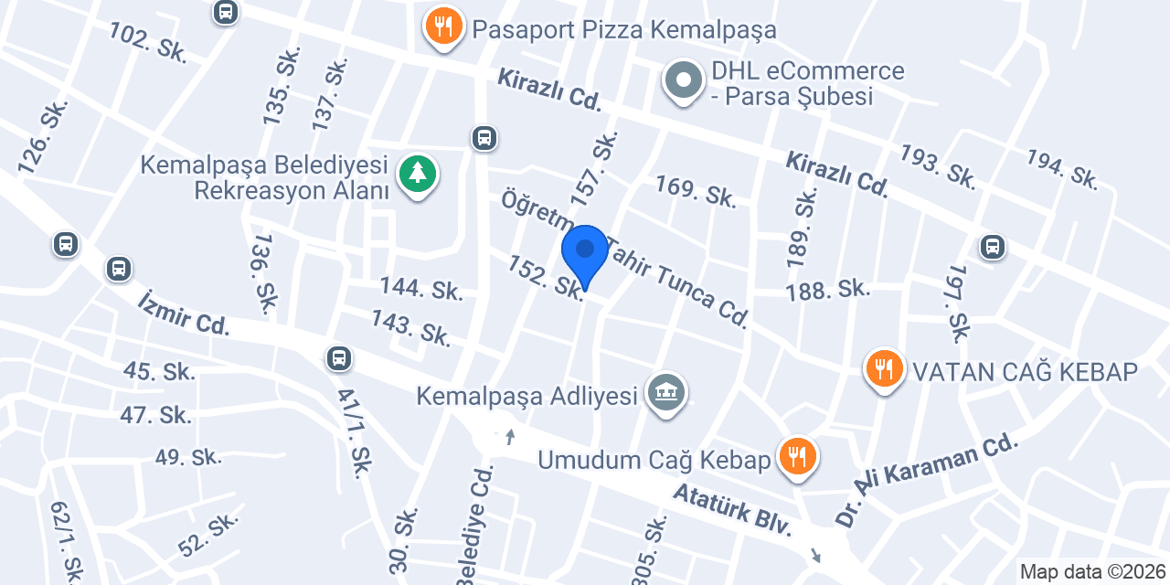 Karaçam Avukatlık Bürosu konumu