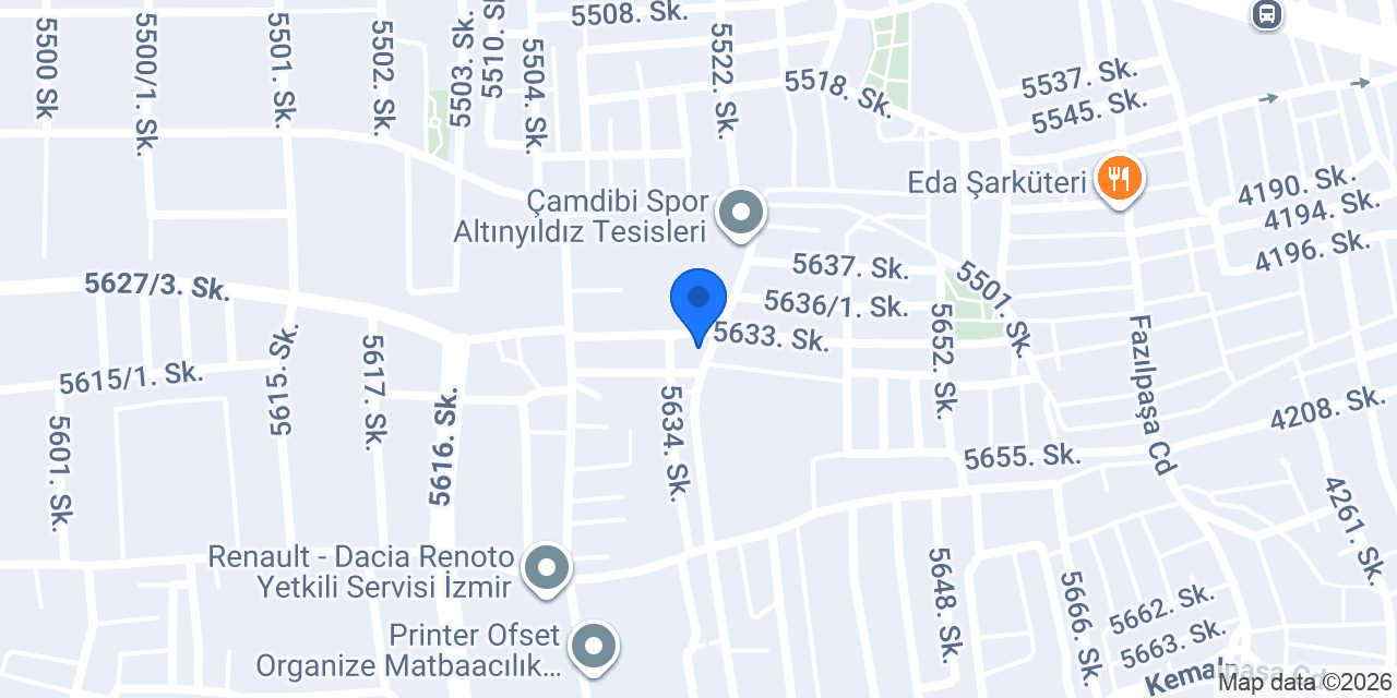Şinanay Köfte konumu