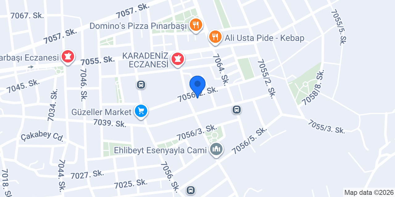 Şima Eczanesi konumu