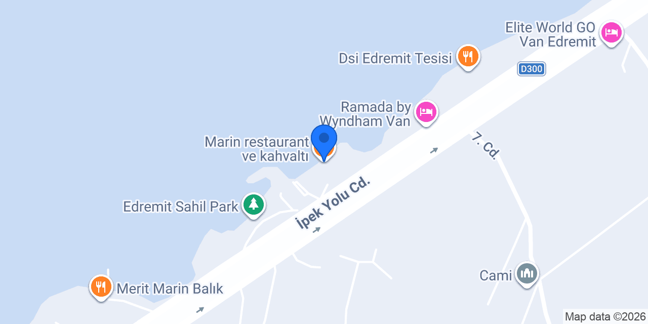 Marin restaurant ve kahvaltı konumu