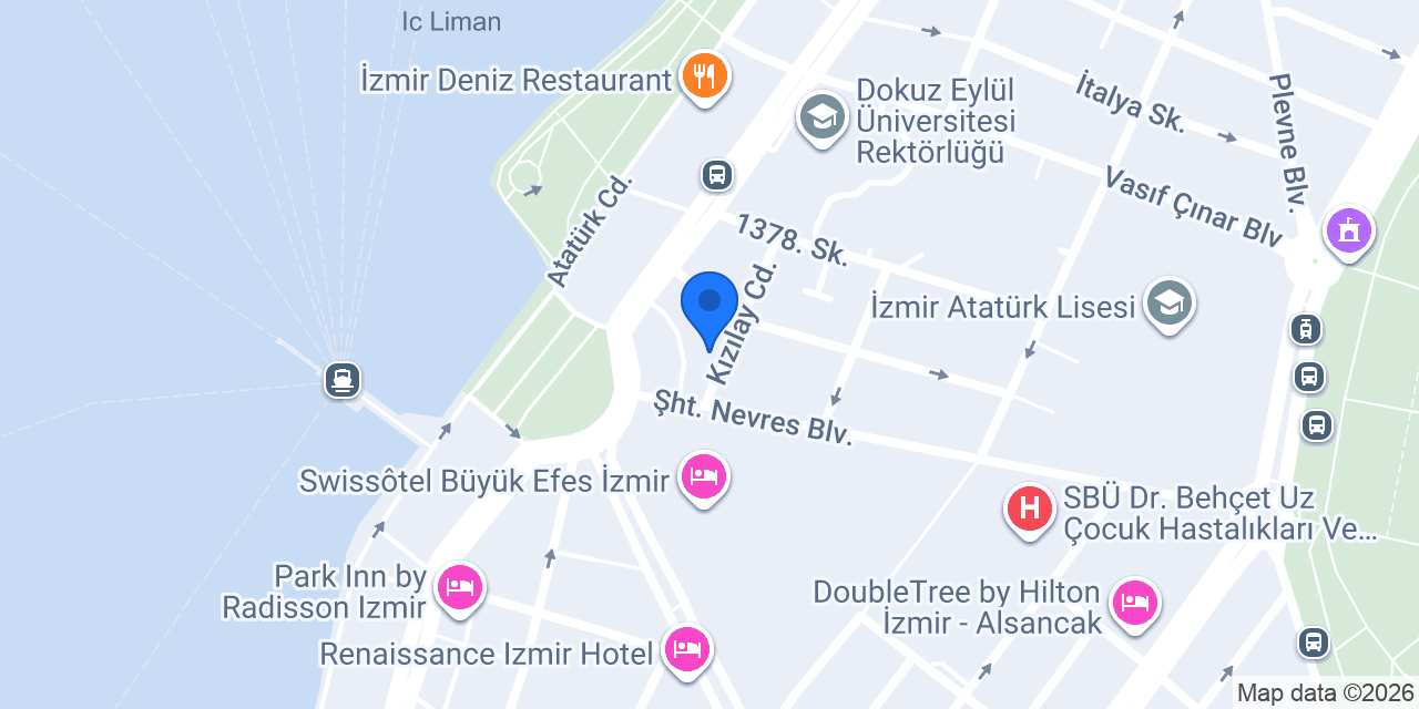 Zeniva Hotel konumu
