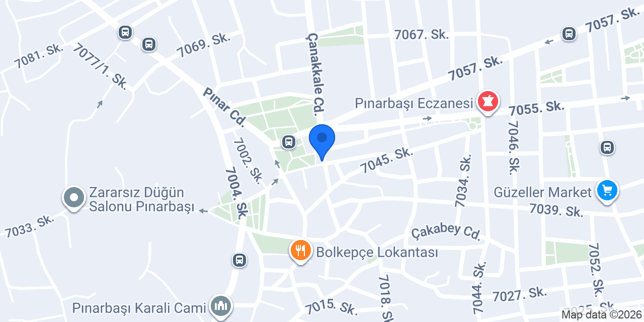 Pınarbaşı Polis Merkezi konumu