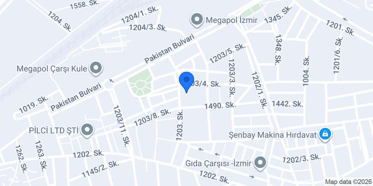 Özışık Ticaret Ltd. Şti. - Şube konumu