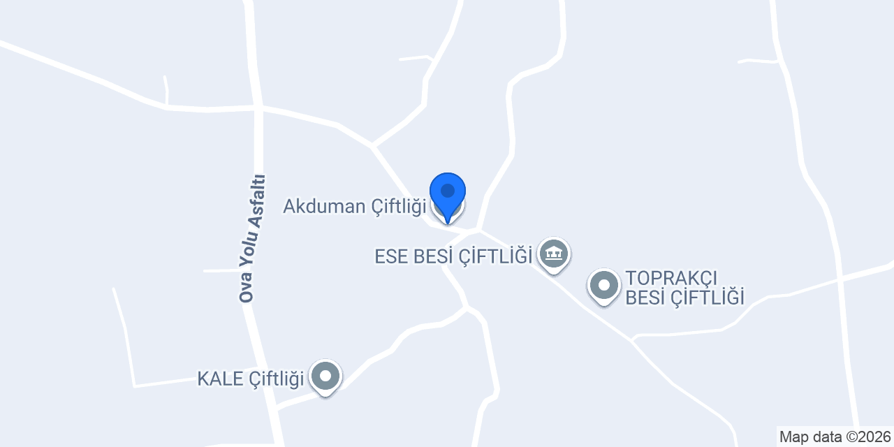 Akduman Çiftliği konumu