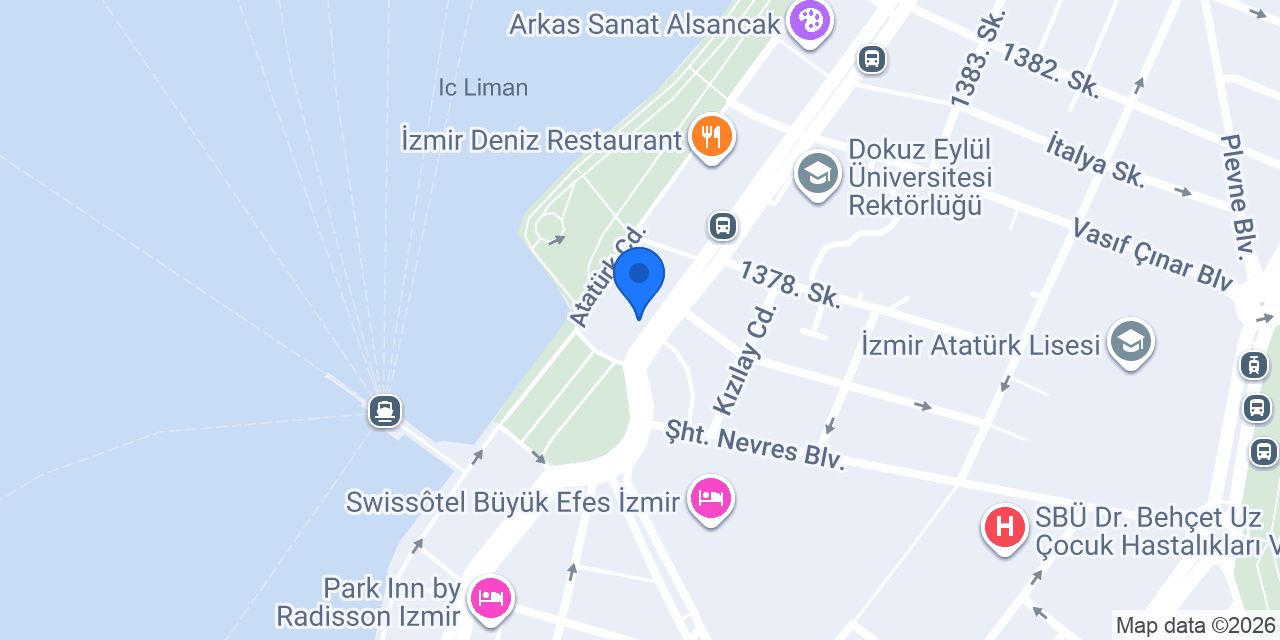 Özekes & Seven Hukuk Bürosu konumu
