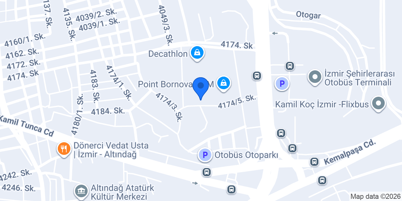 Bornova Point Residence konumu