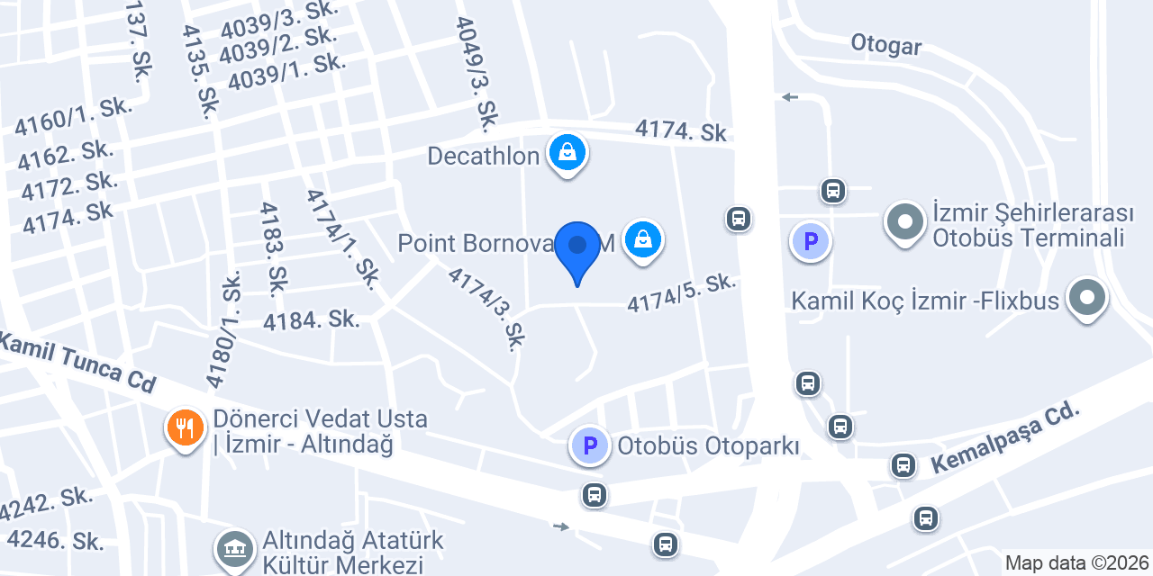 Radisson RED Izmir Point Bornova konumu