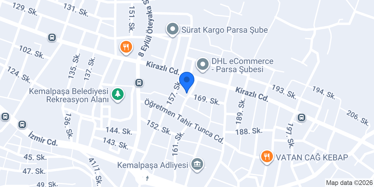 Kemalpaşa Sürücü Kursu konumu