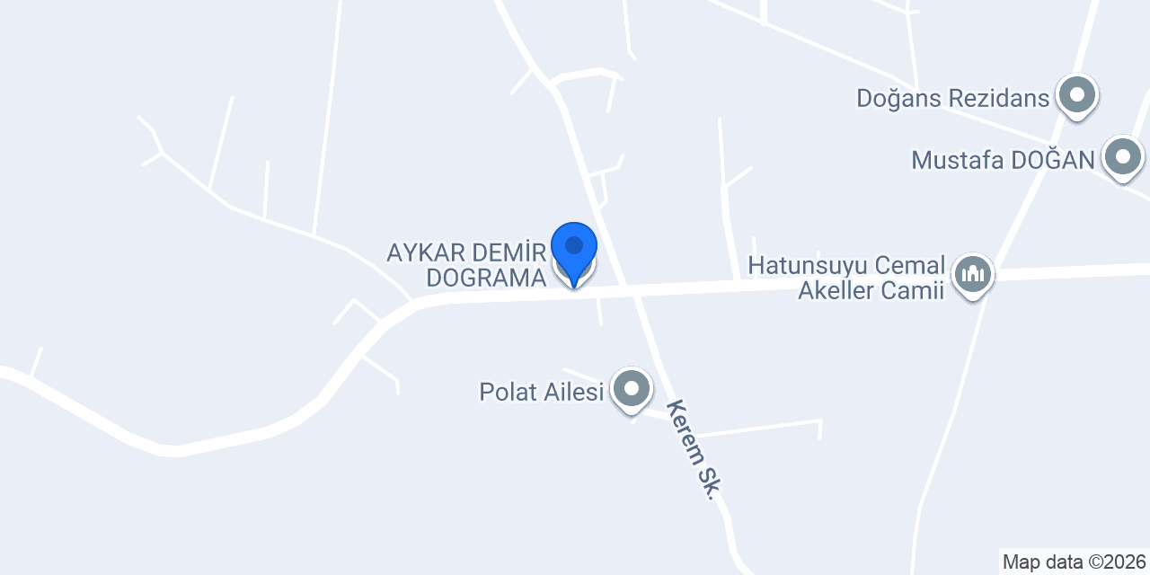 AYKAR DEMİR DOGRAMA konumu