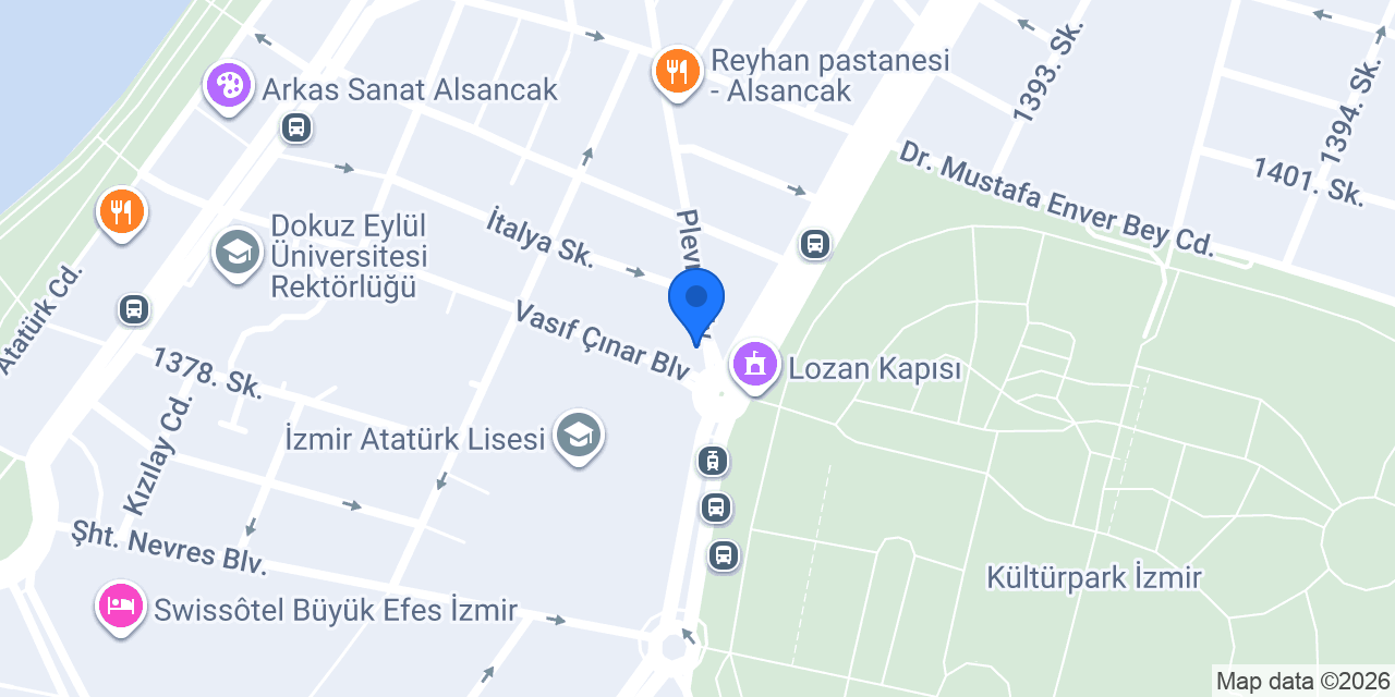 Çikolata Evim Alsancak konumu