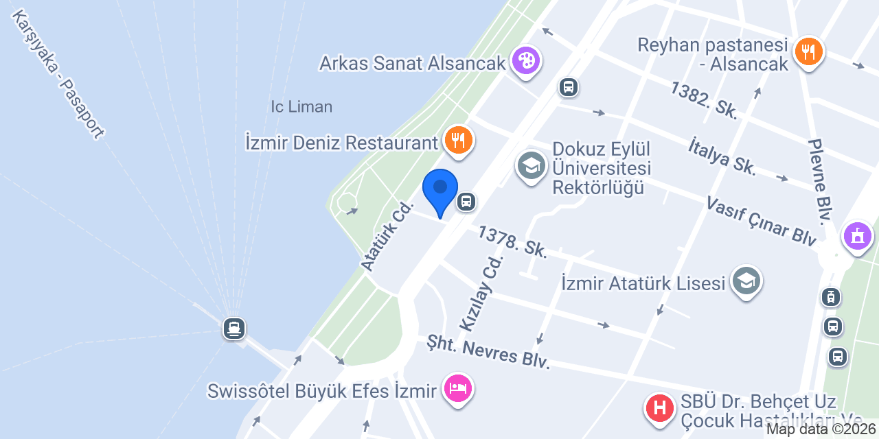 Veli Usta Balık Rest. Alsancak konumu