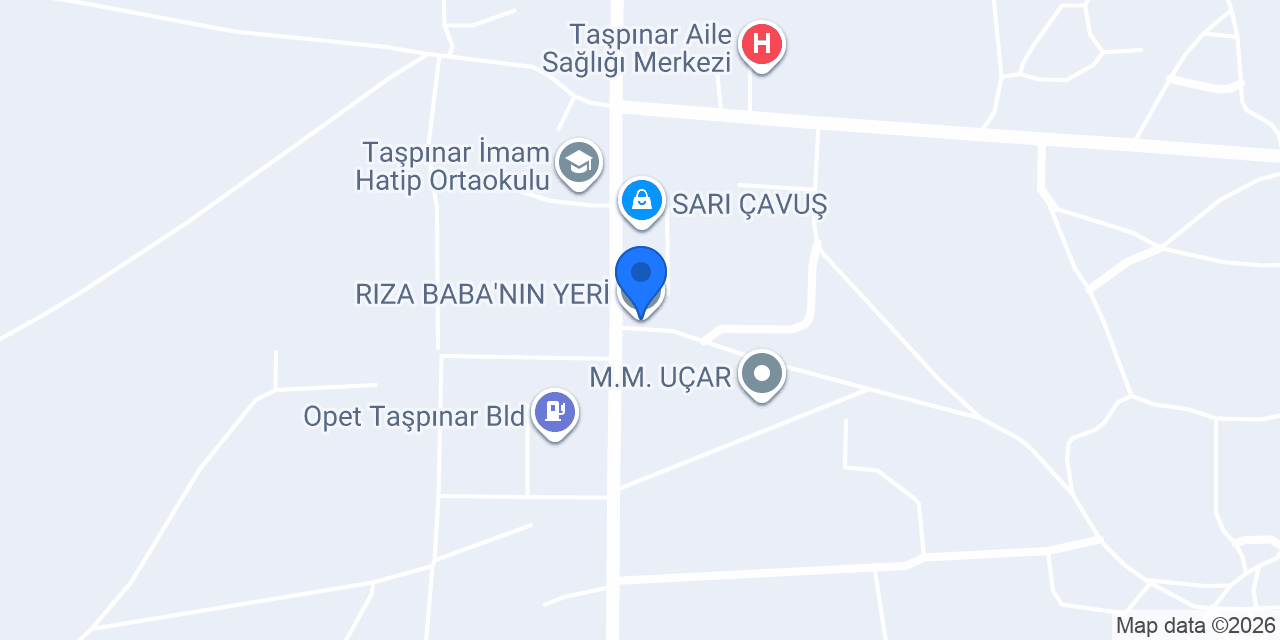 RIZA BABA'NIN YERİ konumu